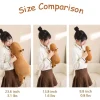 SQEQE Beschwertes Capybara Plüschtier 35 cm - Süßes Wasserschwein Kuscheltier