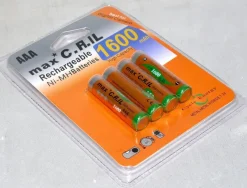 4St. AAA Aufladbare Akku Batterie Ni-MH 1,2V 1600mAh Kamera Telefon RC Fahrzeuge