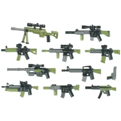 Stadtkommando Special-Forces Figuren SWAT Armee Soldat Schild Waffen Klemmbausteine