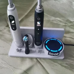 Stand Halterung Passend Für Oral B IO 10 Dreierset Marmoroptik rechts