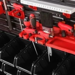 Stapelboxen Set 4x Wandregal Lagersystem 44 Boxen Halterungen 1152 x 780 mm