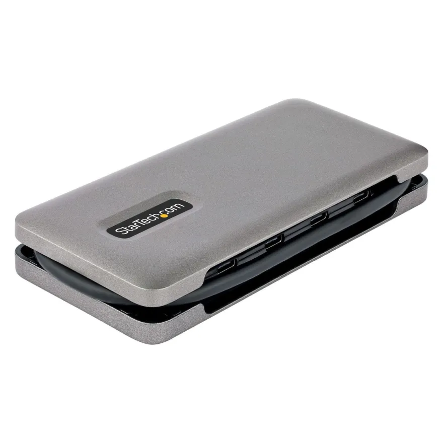 StarTech 4-Port USB-C Hub, 4x USB-C Ports, USB 3.1 10Gbps, Portable USB C Hub with 10