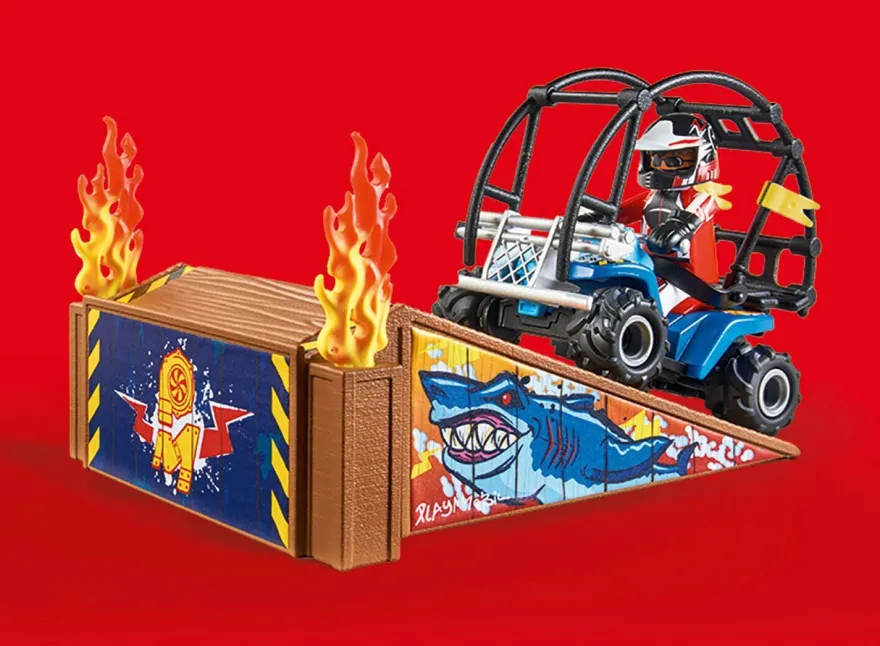 Starter Pack Stuntshow Quad mit Feuerrampe
