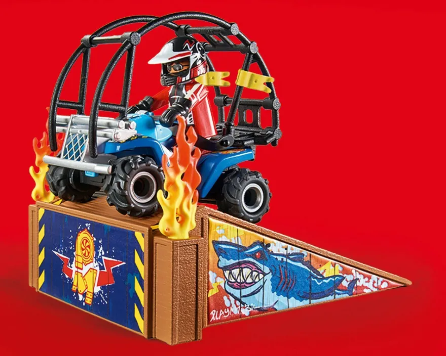 Starter Pack Stuntshow Quad mit Feuerrampe