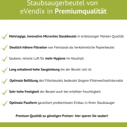 20 Staubsaugerbeutel kompatibel mit Progress Minor GTS (plus), GTV