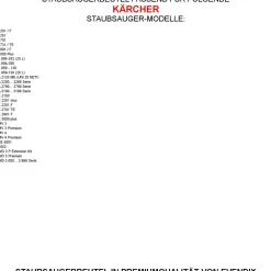 16 Staubsaugerbeutel kompatibel mit Kärcher 2701, 2731 / TE