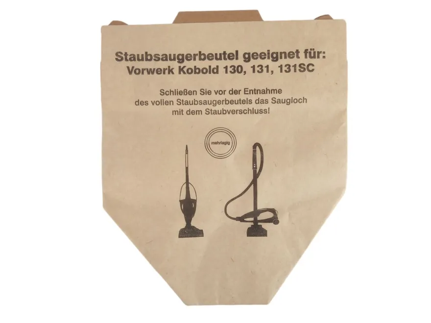 20 Staubsaugerbeutel Papier geeignet Vorwerk Kobold 130 131 + Filterset + 10 Duft