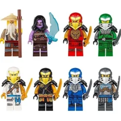 8 stücke mini figuren Ninjago Meister Wu Ninja Lloyd bausteine ??spielzeug diy hot