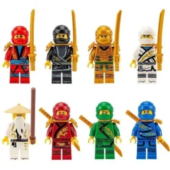 8 stücke mini figuren Ninjago Meister Wu Ninja Lloyd bausteine ??spielzeug diy hot