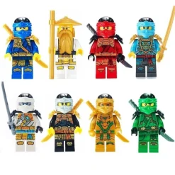 8 stücke mini figuren Ninjago Meister Wu Ninja Lloyd bausteine ??spielzeug diy hot