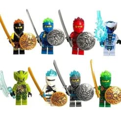 8 stücke mini figuren Ninjago Meister Wu Ninja Lloyd bausteine ??spielzeug diy hot