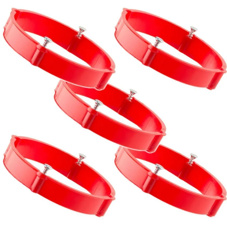 5 Stück Putzausgleichsringe, Unterputzdose, 12mm, Ø 60mm, Putzausgleichsring