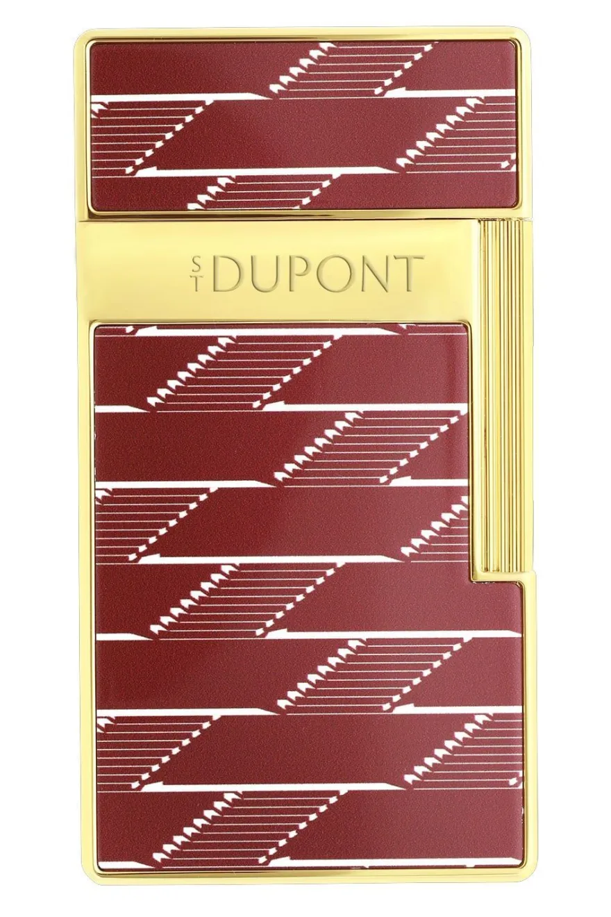S.T. Dupont Feuerzeug Biggy Monogram 1872 Rot 025078B