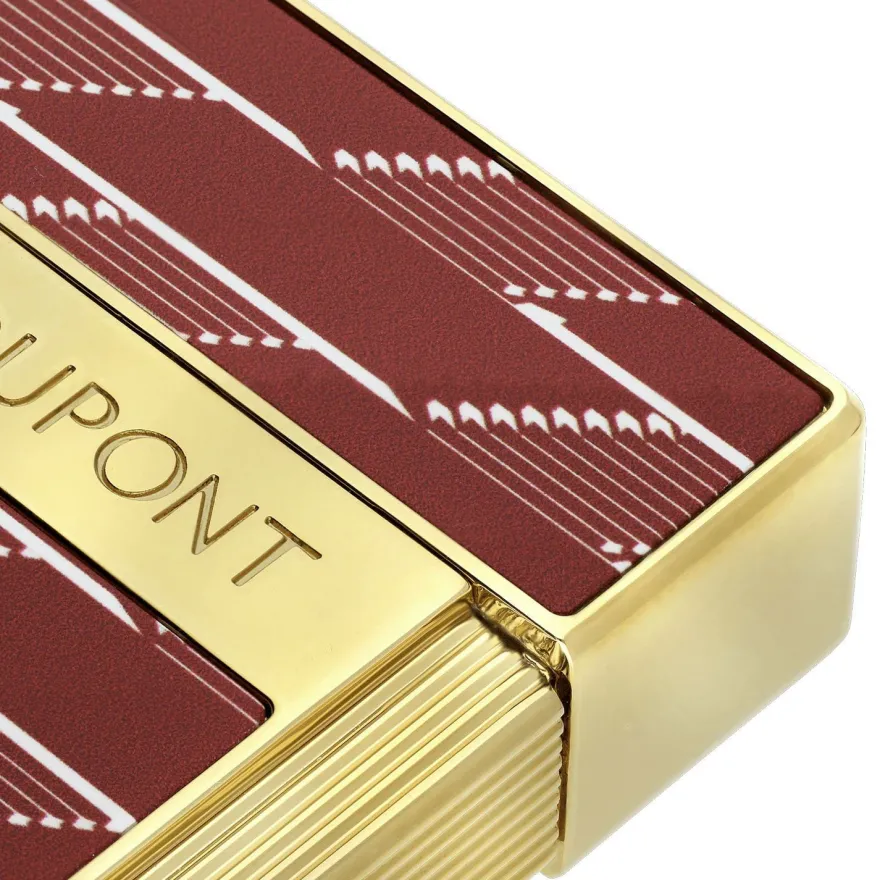 S.T. Dupont Feuerzeug Biggy Monogram 1872 Rot 025078B