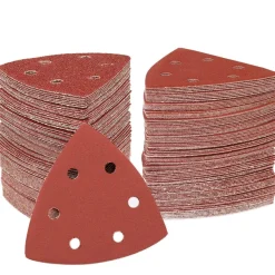 Stebruam Deltaschleifer Dreieckschleifer, 70tlg. Klett Schleifpapier 150er