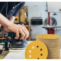 Stebruam 100 Stück Schleifpapier 125mm Klett 120 Körnung für Exzenterschleifer