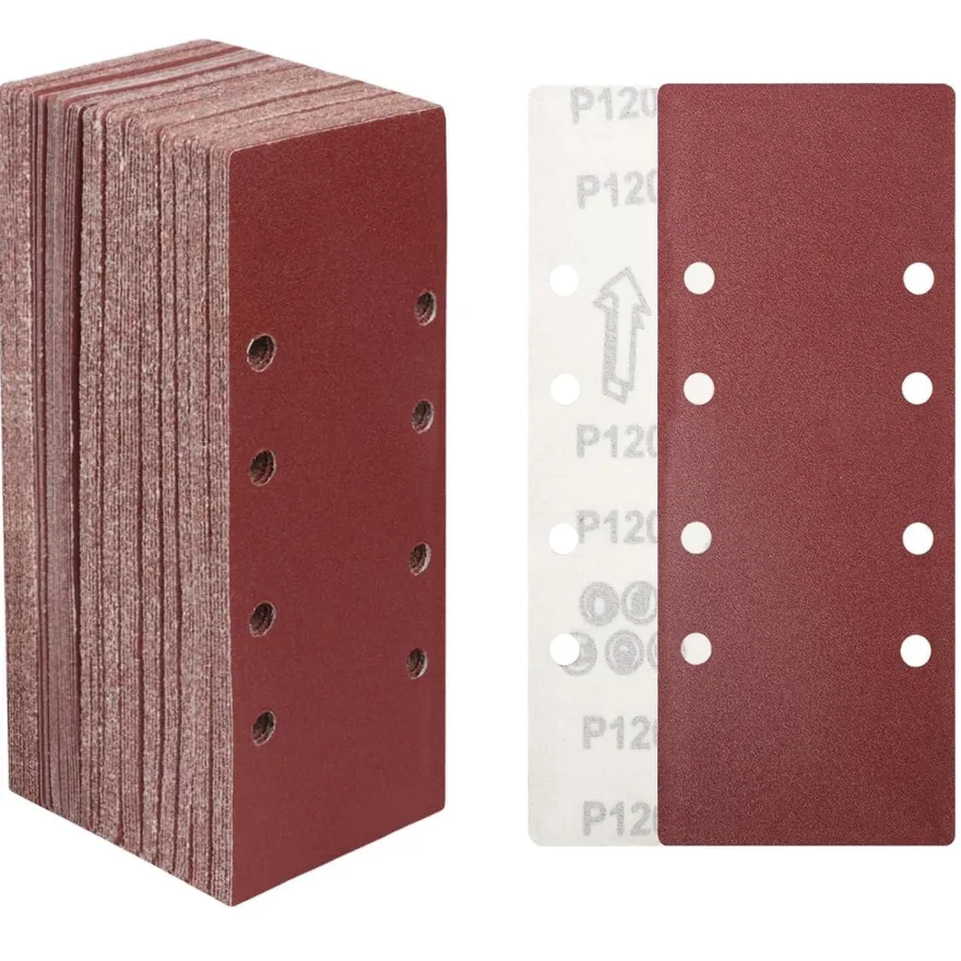 Stebruam 30tlg Schleifpapier Set 93x230 mm, Körnungen 40-400, 8-Loch