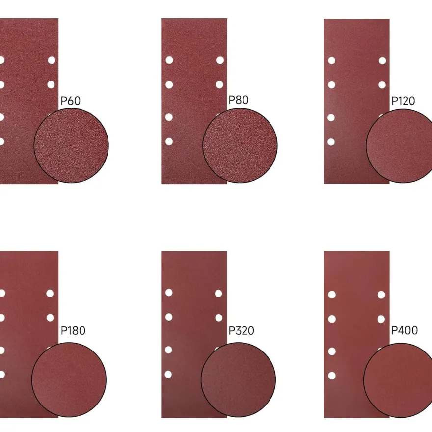 Stebruam 30tlg Schleifpapier Set 93x230 mm, Körnungen 40-400, 8-Loch