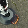 Steckplatte rund Ø 500 x 80 mm 20t Abstützplatte Unterlegplatte Kranplatte