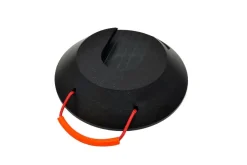 Steckplatte rund Ø 500 x 80 mm 20t Abstützplatte Unterlegplatte Kranplatte