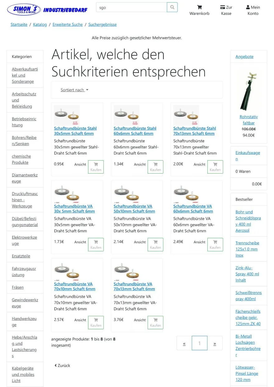 Steckschlüssel-Satz, 6,3 mm (1/4