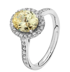 925 Sterling Silber Damen - Ring mit Zirkonia