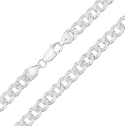 925 Sterling Silber Herren - Armband - 20.3cm, 21 Gramm