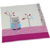Sterntaler Krabbeldecke Eule Emilie grau brombeer 100x100cm Baby Decke 9101621