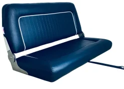 Steuerbank Coach de Luxe 2er Sitzbank Bootssitz Steuersitz Anglersitz 2 Farben