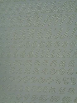 Stickerbogen Buchstaben Alphabet ABC ---Auswahl---