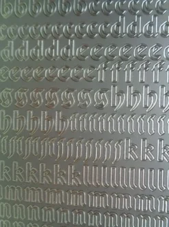 Stickerbogen Buchstaben Alphabet ABC ---Auswahl---