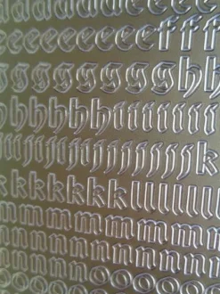Stickerbogen Buchstaben Alphabet ABC ---Auswahl---