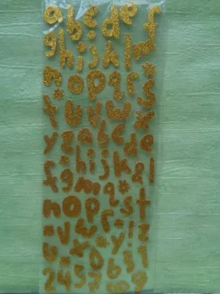 Stickerbogen Buchstaben Alphabet ABC ---Auswahl---