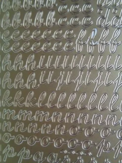 Stickerbogen Buchstaben Alphabet ABC ---Auswahl---