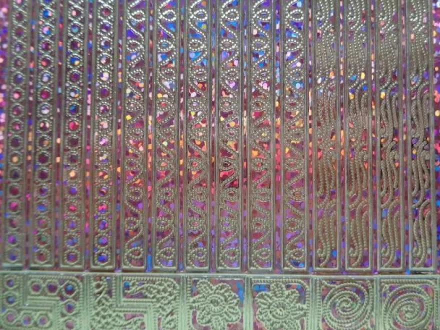Stickerbogen Ecken Bordüren Hologramm Holographic Glitter Glimmer --- Auswahl ---