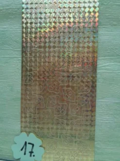 Stickerbogen Ecken Bordüren Hologramm Holographic Glitter Glimmer --- Auswahl ---