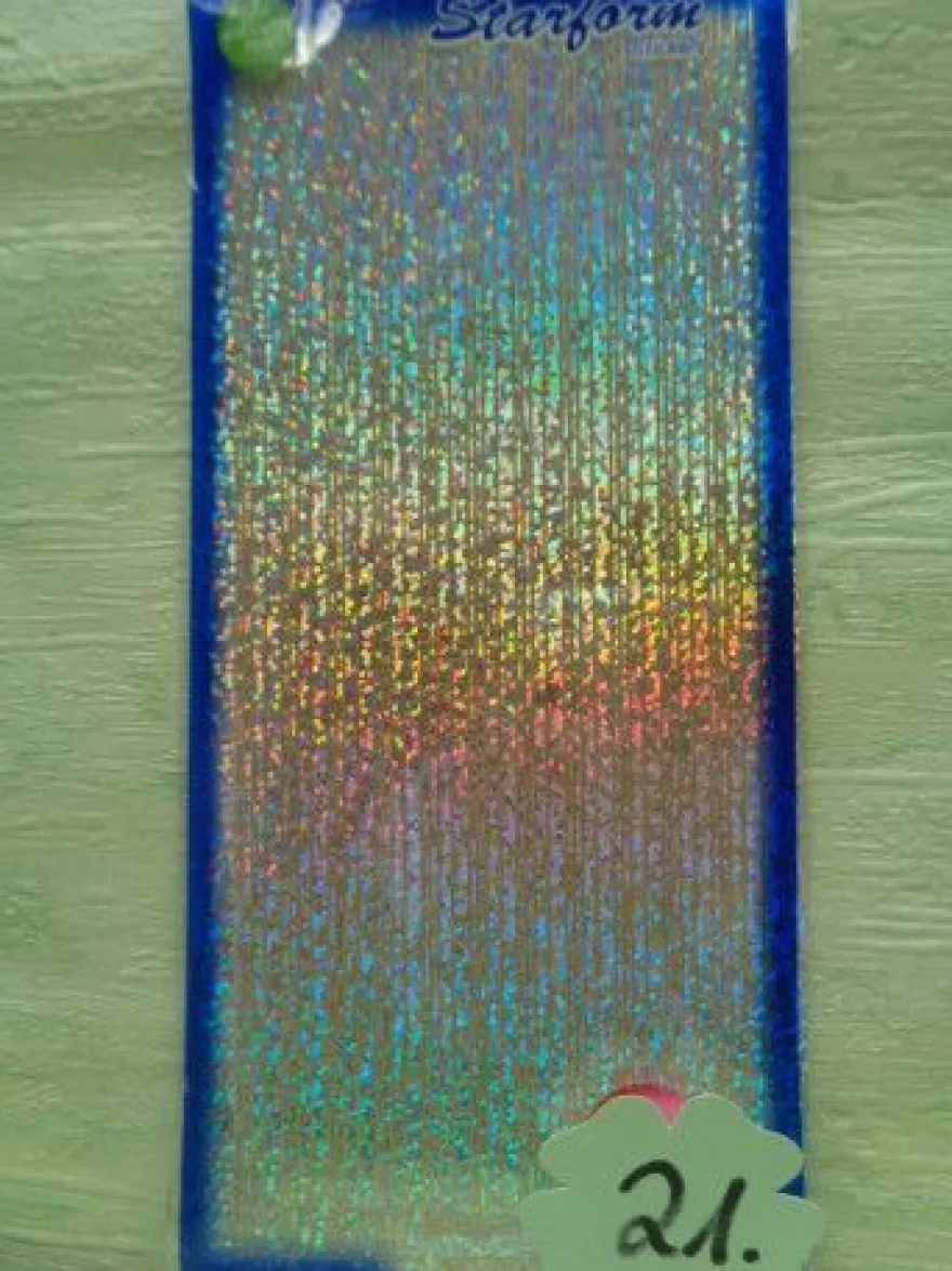 Stickerbogen Ecken Bordüren Hologramm Holographic Glitter Glimmer --- Auswahl ---