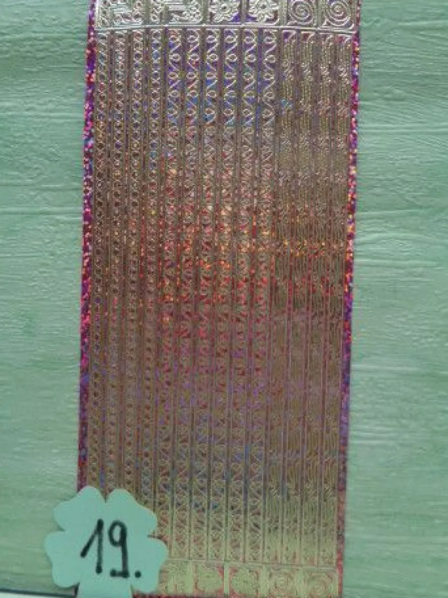 Stickerbogen Ecken Bordüren Hologramm Holographic Glitter Glimmer --- Auswahl ---