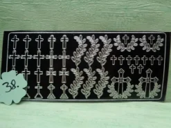 Stickerbogen Motive Glaube Religion Christlich Kreuz Sakrament Menora ..... uvm