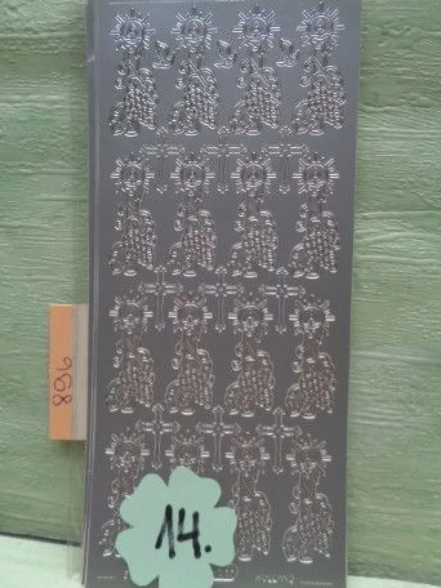 Stickerbogen Motive Glaube Religion Christlich Kreuz Sakrament Menora ..... uvm