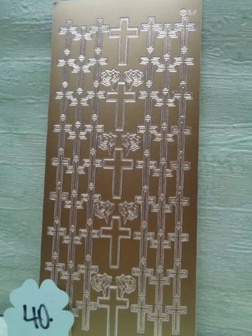 Stickerbogen Motive Glaube Religion Christlich Kreuz Sakrament Menora ..... uvm