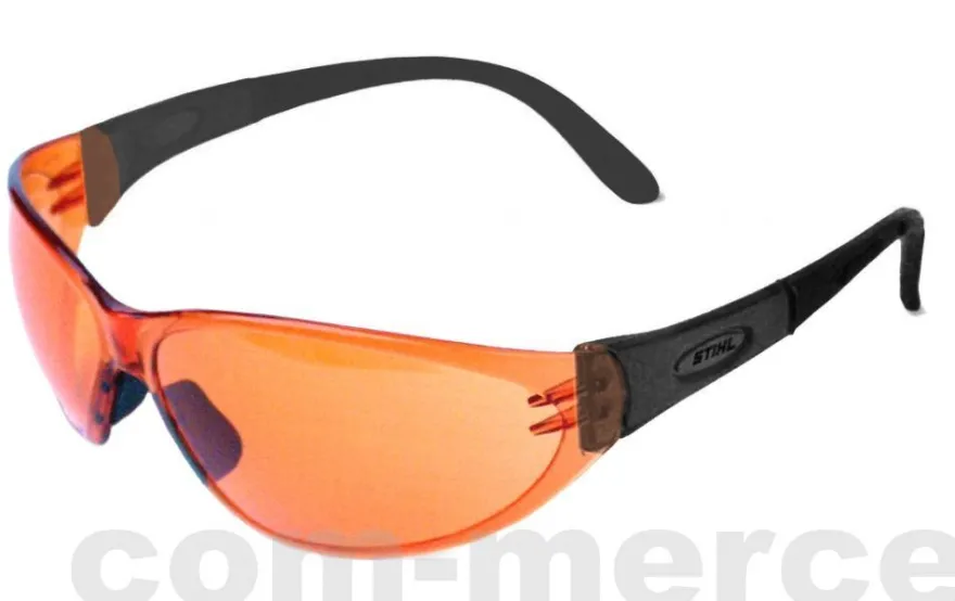 Stihl Schutzbrille Funktion Light Brille, klar, getönt, orange, Arbeitsschutzbrille