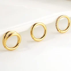 3STK Bauchnabelpiercing Set Chirurgenstahl Zirkonia Damen Körper Schmuck