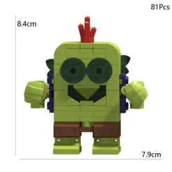 7Stk BRAWL STARS Figuren Spielzeug Baustein Spike Colt Leon Shelly Crow Geschenk
