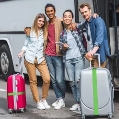 10 Stk. Koffergurt Kofferanhänger Add-on Gurt Luggage Strap, Grün