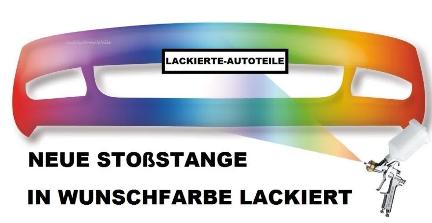 Stoßstange vorn in Wunschfarbe Lackiert passend für Audi A4 B6 8E 2000-2004