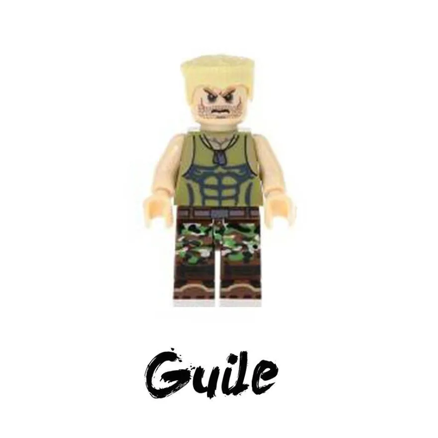 Streetfighter Street fighter V Bausteine Guile ChunLi Vega Bison Cobi LxxO kompatibel