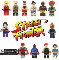Streetfighter Street fighter V Bausteine Guile ChunLi Vega Bison Cobi LxxO kompatibel
