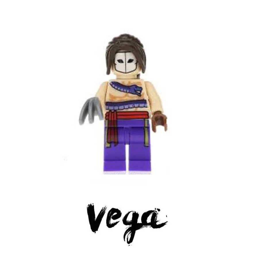 Streetfighter Street fighter V Bausteine Guile ChunLi Vega Bison Cobi LxxO kompatibel