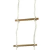 Strickleiter mit 9 Sprossen aus Holz Sprossenleiter für Kinder Spielturm Outdoor